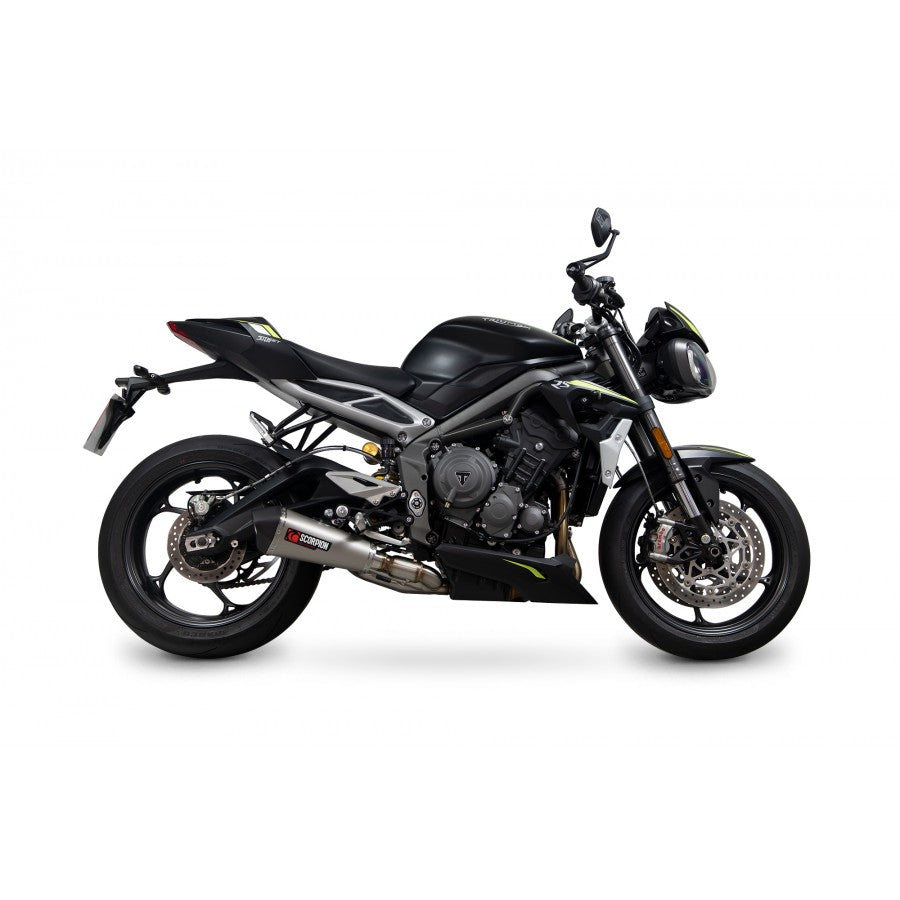 SCOPRION SERKET TAPER SLIP-ON TRIUMPH STREET TRIPLE 765 R & RS 20-22