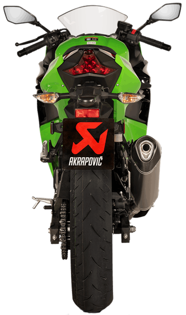 AKRAPOVIC APPROVED SLIP-ON KAWASAKI Z 400 2019-23 / NINJA 400 2018-23