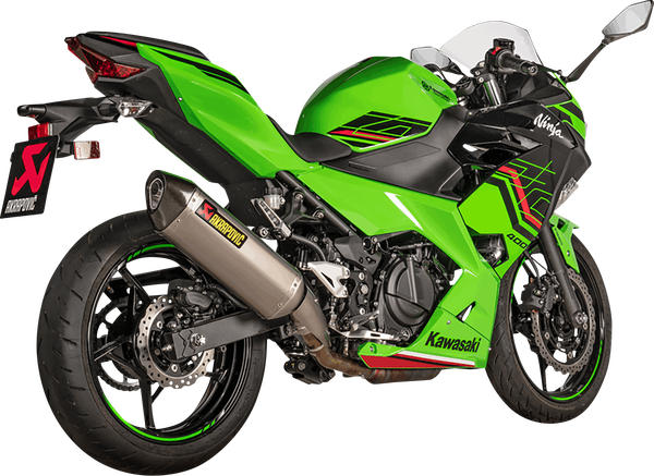 AKRAPOVIC APPROVED SLIP-ON KAWASAKI Z 400 2019-23 / NINJA 400 2018-23