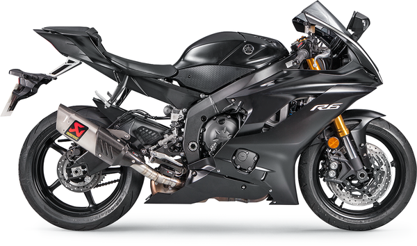 AKRAPOVIC SLIP-ON LINE TITANIUM MUFFLER APPROVED YAMAHA R6 2017-23