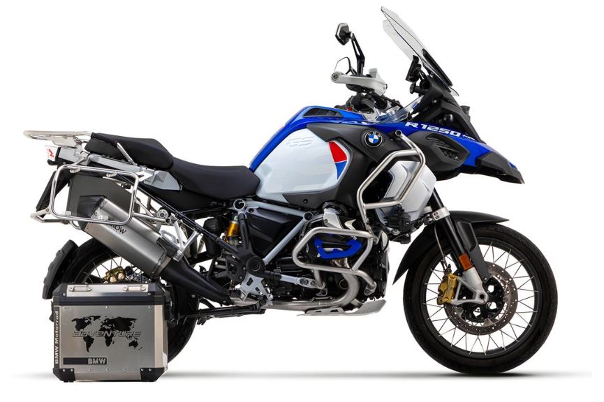 ARROW SILENCIOSO SONORA DE TITANIO FONDO EN CARBONO BMW R 1250 GS / ADVENTURE 2019-24