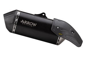 ARROW SILENCIOSO SONORA DE TITANIO "DARK" FONDO EN CARBONO APRILIA TUAREG 660 2022-23