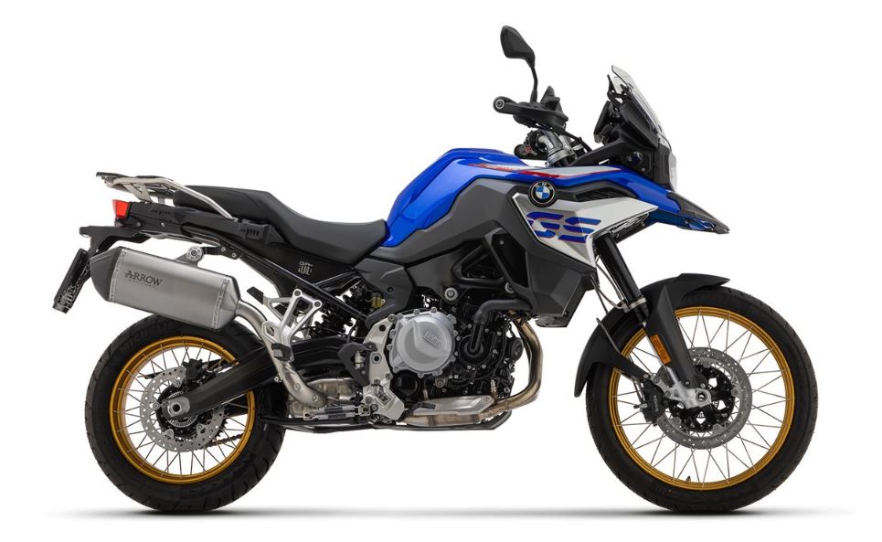 ARROW SILENCIOSO SONORA DE TITANIO FONDO EN CARBONO BMW F 750 GS / BMW F 850 GS 2021-24