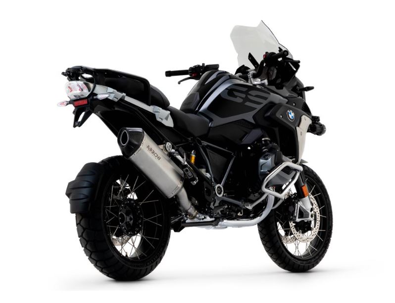 ARROW SILENCIOSO SONORA DE TITANIO "DARK" FONDO EN CARBONO BMW R 1250 GS / ADVENTURE 2019-24