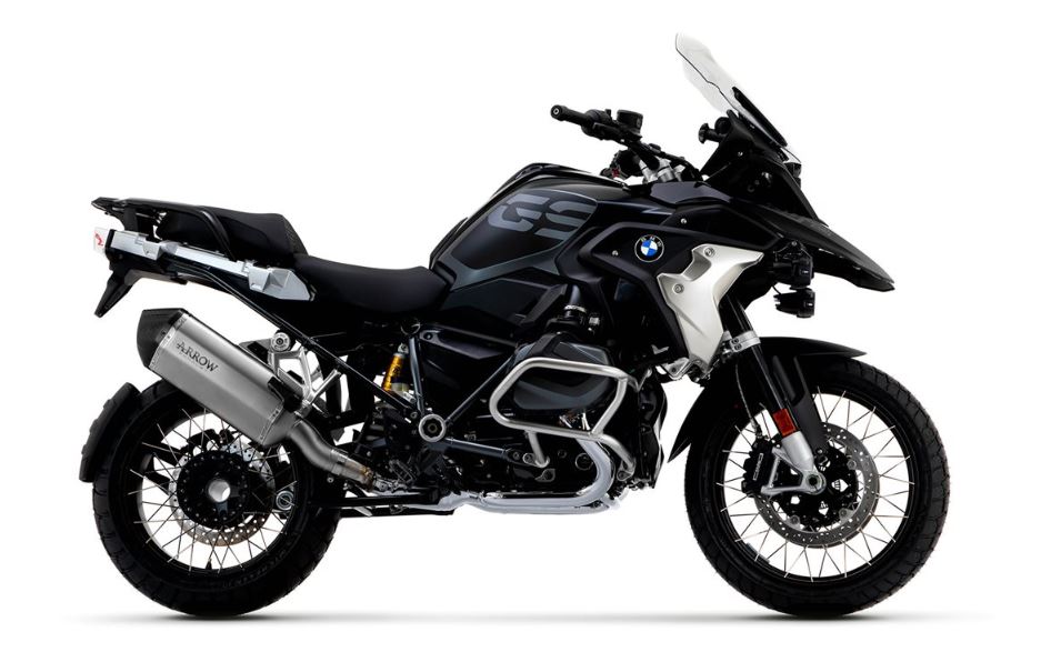 ARROW SILENCIOSO SONORA DE TITANIO FONDO EN CARBONO BMW R 1250 GS / ADVENTURE 2019-24