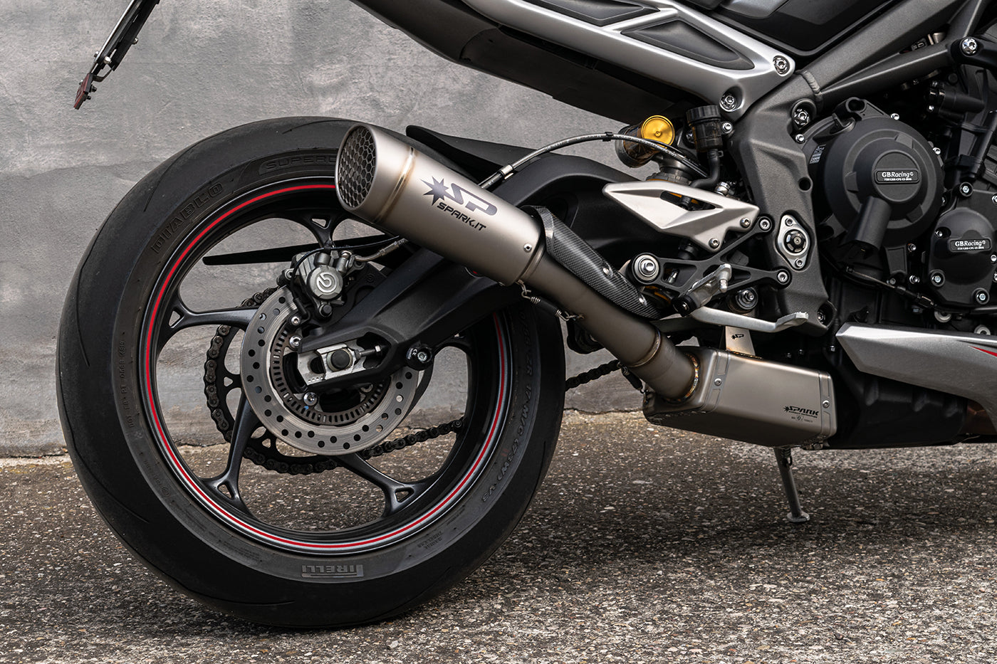 SPARK GRID-O HOMOLOGADO TRIUMPH STREET TRIPLE 765 2020-22