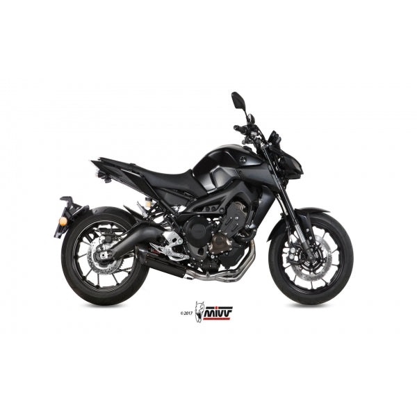 MIVV FULL SYSTEM 3x1 SUONO BLACK YAMAHA MT-09 / FZ-09 2013-20