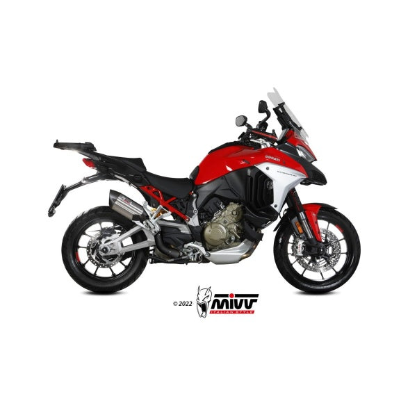 MIVV SLIP-ON SUONO TITANIO HOMOLOGADO DUCATI MULTISTRADA V4 1100 / S 2021-24