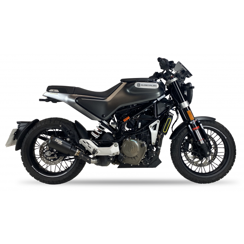 IXIL SLIP ON RACE XTREM BLACK KTM DUKE 390 2021-23 / DUKE 125 2021-23 / RC 390 2021-24 / RC 125 2021-24 / HUSQVARNA SVARTPILEN 125 2021-23 / SVARTPILEN 401 2020-23