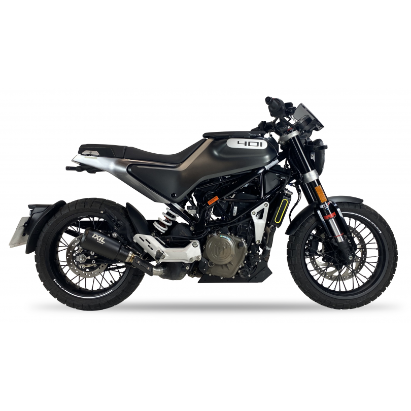 IXIL SLIP ON RACE XTREM BLACK KTM DUKE 390 2021-23 / DUKE 125 2021-23 / RC 390 2021-24 / RC 125 2021-24 / HUSQVARNA SVARTPILEN 125 2021-23 / SVARTPILEN 401 2020-23