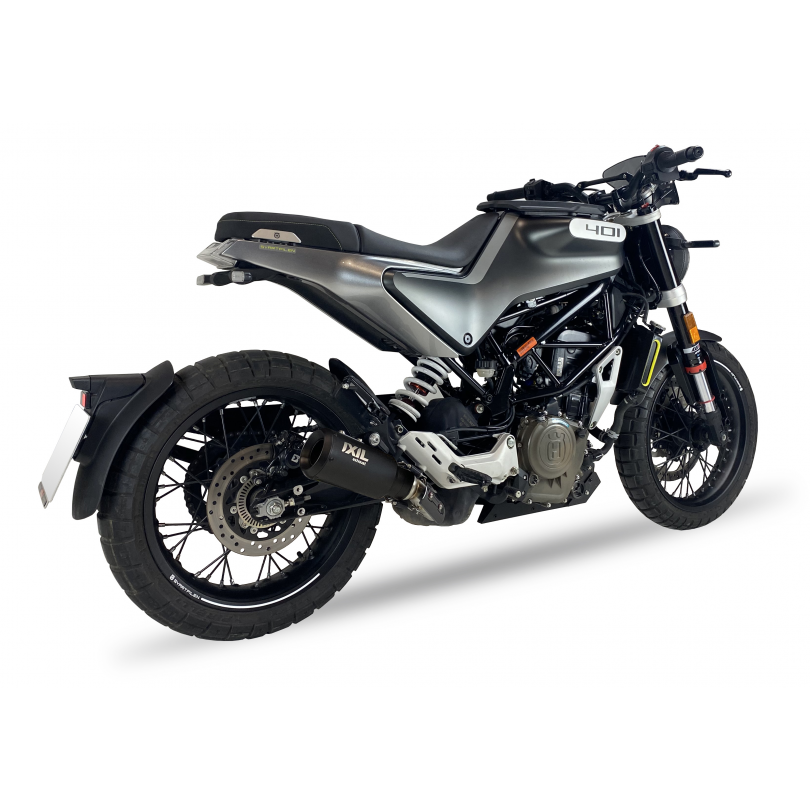 IXIL SLIP ON RACE XTREM BLACK KTM DUKE 390 2021-23 / DUKE 125 2021-23 / RC 390 2021-24 / RC 125 2021-24 / HUSQVARNA SVARTPILEN 125 2021-23 / SVARTPILEN 401 2020-23