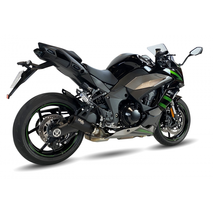 IXIL SLIP ON - RACE XTREM BLACK - KAWASAKI NINJA 1000 SX 2020-24