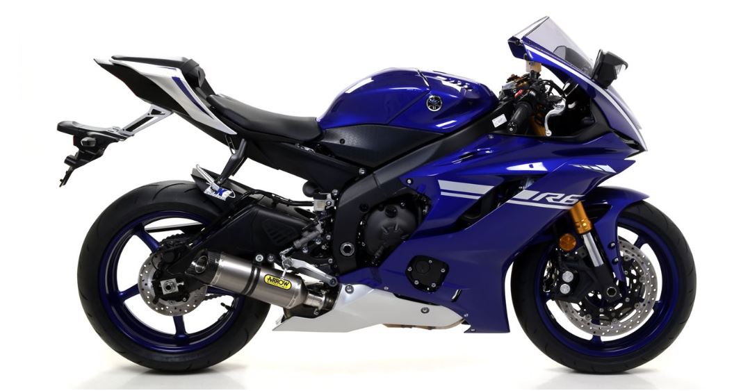 ARROW SILENCIADOR STREET THUNDER ALUMINIO FONDO EN CARBONO YAMAHA R6 2017-24
