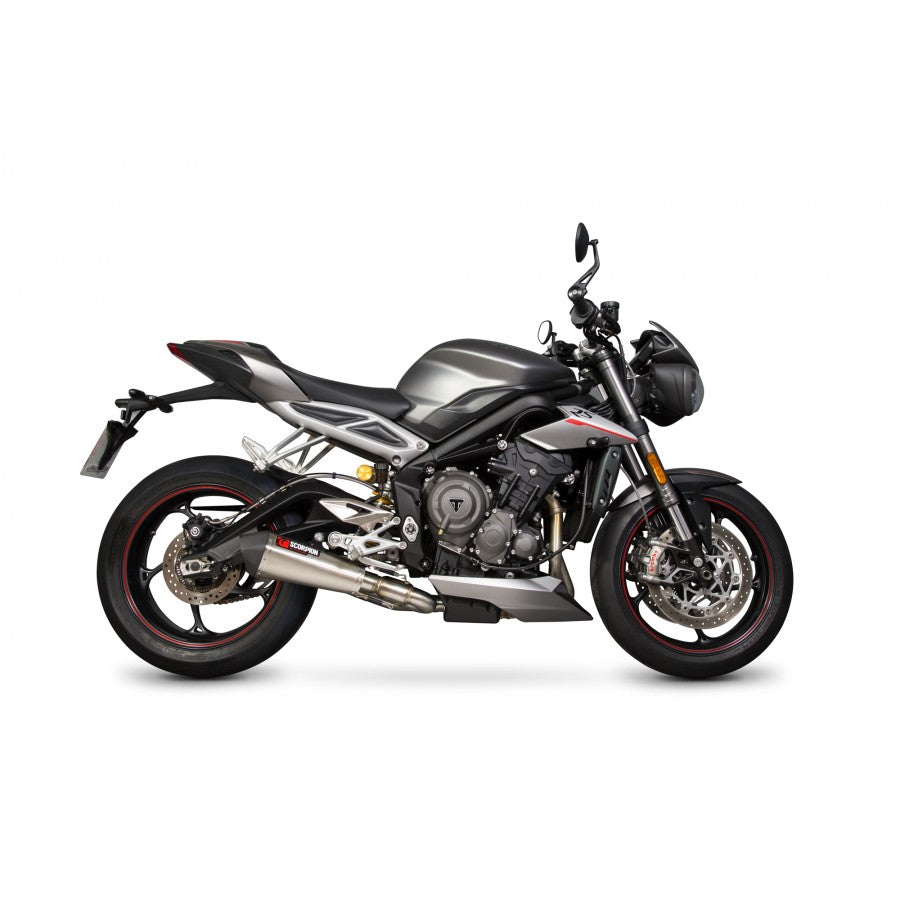 SCORPION SERKET TAPER SLIP-ON TRIUMPH STREET TRIPLE 765 S, R & RS 17-19