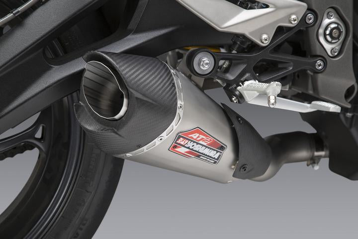YOSHIMURA MUFFLER AT2 TRIUMPH STREET TRIPLE 765 2018-22