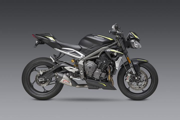 YOSHIMURA MUFFLER AT2 TRIUMPH STREET TRIPLE 765 2018-22