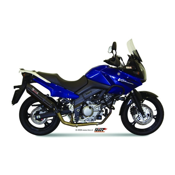 MIVV FULL SYSTEM 2x1 SUONO BLACK SUZUKI DL 650 V-STROM 2004-06