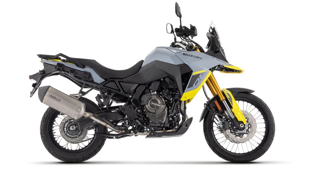 ARROW SILENCIADOR SONORA DE TITANIO FONDO EN CARBONO SUZUKI V-STROM 800DE 2023-24
