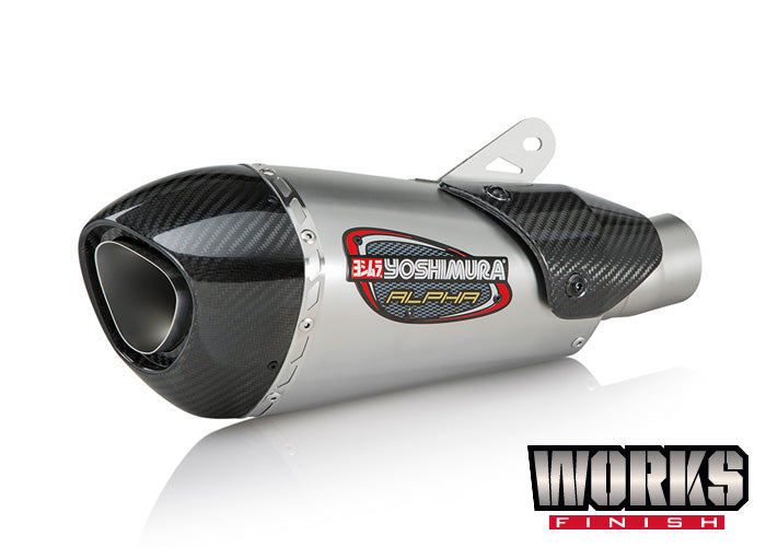 YOSHIMURA MUFFLER WITH HALF MANIFOLD ALPHA T YAMAHA R1 2015-23