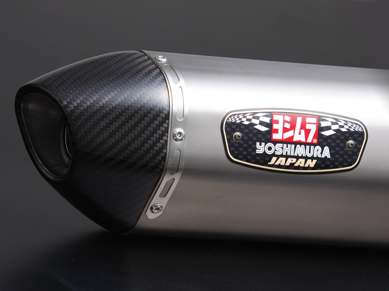 YOSHIMURA MUFFLER R77-J TRAPEZOIDAL CONE SUZUKI SV 650 2016-23