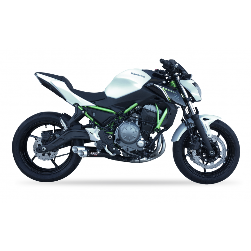 IXIL FULL SYSTEM - DUAL HYPERLOW BLACK XL - KAWASAKI Z650 / NINJA 650 2017-19