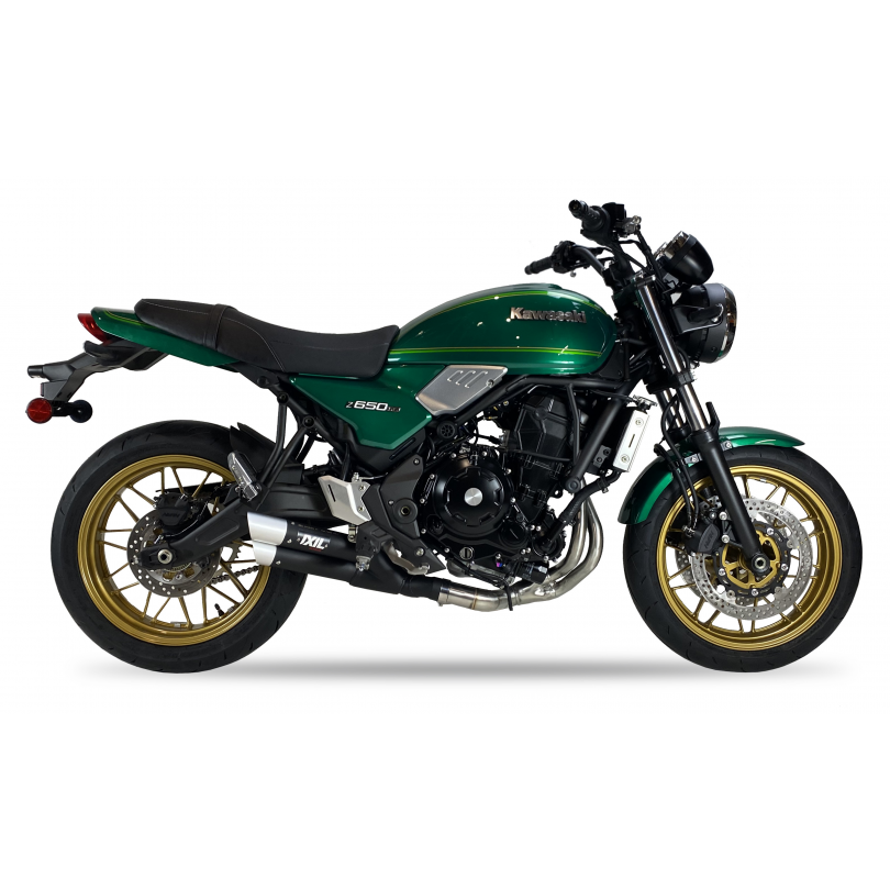 IXIL FULL SYSTEM - DUAL HYPERLOW BLACK XL - KAWASAKI Z 650 / NINJA 650 2020-22 / Z 650 RS 2023