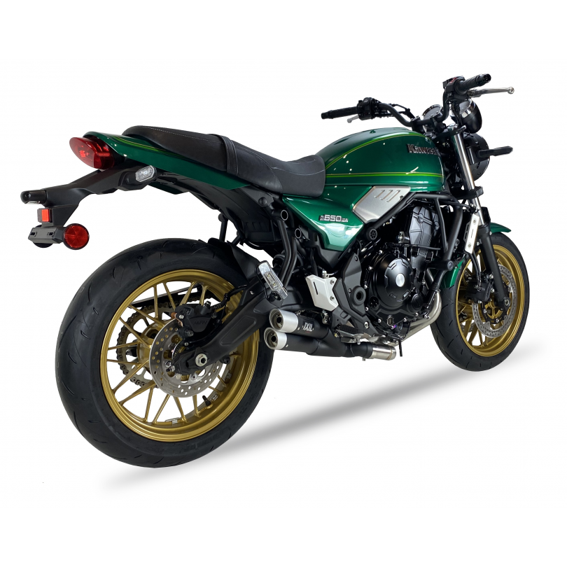 IXIL FULL SYSTEM - DUAL HYPERLOW BLACK XL - KAWASAKI Z 650 / NINJA 650 2023-24 / Z 650 RS 2024