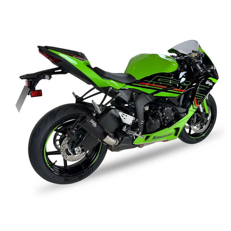 IXIL SLIP ON - RACE XTREM BLACK - KAWASAKI ZX-6 R NINJA 2024