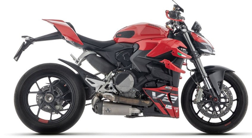 ARROW SILENCIADOR WORKS DE TITANIO FONDO EN CARBONO DUCATI PANIGALE V2 2020-24 / STREETFIGHTER V2 2022-24