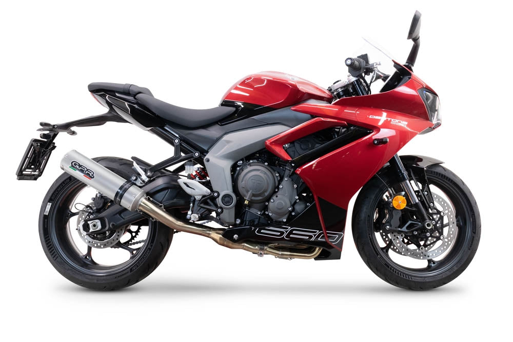 GPR M3 INOX HOMOLOGADO TIRUMPH DAYTONA 660 2023-25