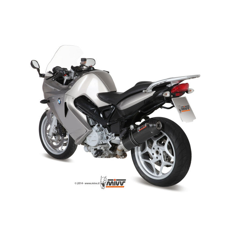 MIVV SLIP-ON OVAL CARBONO BMW F 800 S / ST 2006-12