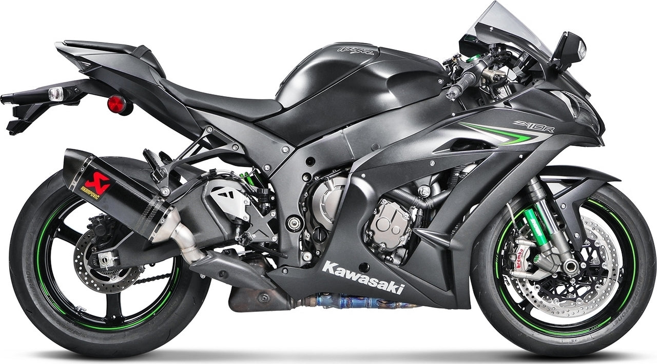 AKRAPOVIC SLIP-ON CARBONO HOMOLOGADO KAWASAKI ZX-10R 2016-20