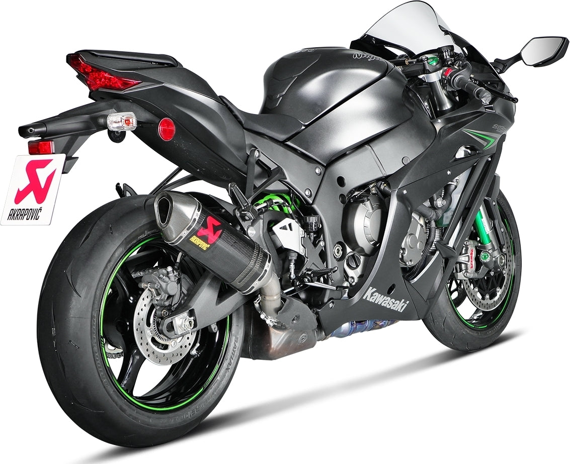 AKRAPOVIC SLIP-ON CARBONO HOMOLOGADO KAWASAKI ZX-10R 2016-20