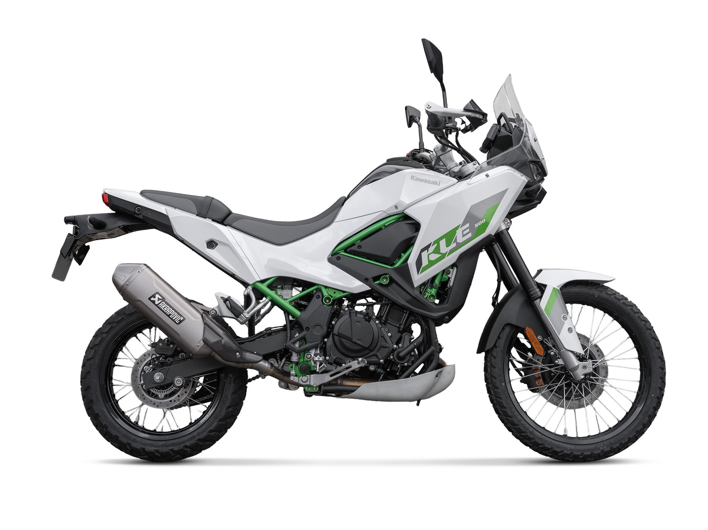 AKRAPOVIC SLIP-ON TITANIO HOMOLOGADO KAWASAKI KLE 500 2026