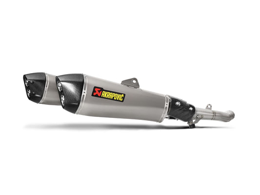 AKRAPOVIC DOBLE SLIP-ON TITANIO KAWASAKI ZZR 1400 2012-20