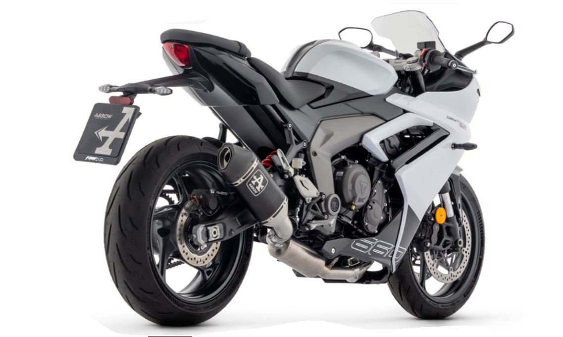 ARROW FULL SYSTEM VELOCE DARK ALUMINIUM HOMOLOGADO TRIUMPH DAYTONA 660 2024-25