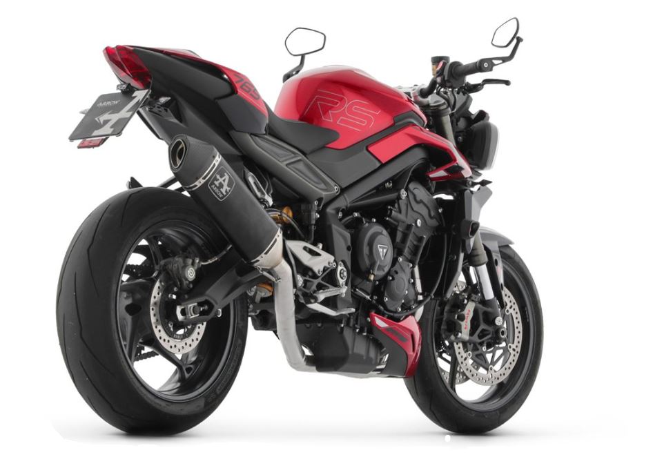 ARROW FULL SYSTEM VELOCE DARK HOMOLOGADO TRIUMPH STREET TRIPLE 765 RS 2023-24