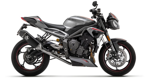 ARROW SILENCIADOR VELOCE DARK HOMOLOGADO TRIUMPH STREET TRIPLE 765 2020-22