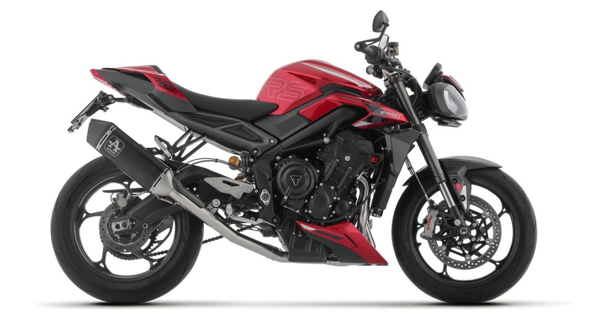 ARROW FULL SYSTEM VELOCE DARK HOMOLOGADO TRIUMPH STREET TRIPLE 765 RS 2023-24