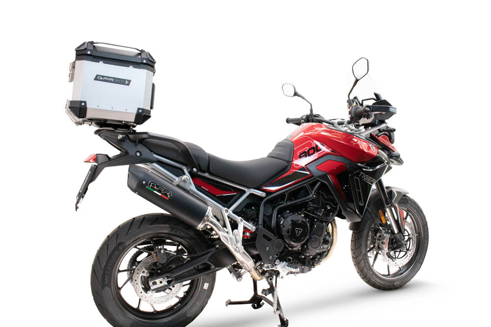 GPR TECH BAÚL ALPI-TECH SILVER 45L TRIUMPH TIGER 900 GT / PRO / RALLY PRO 2024-25