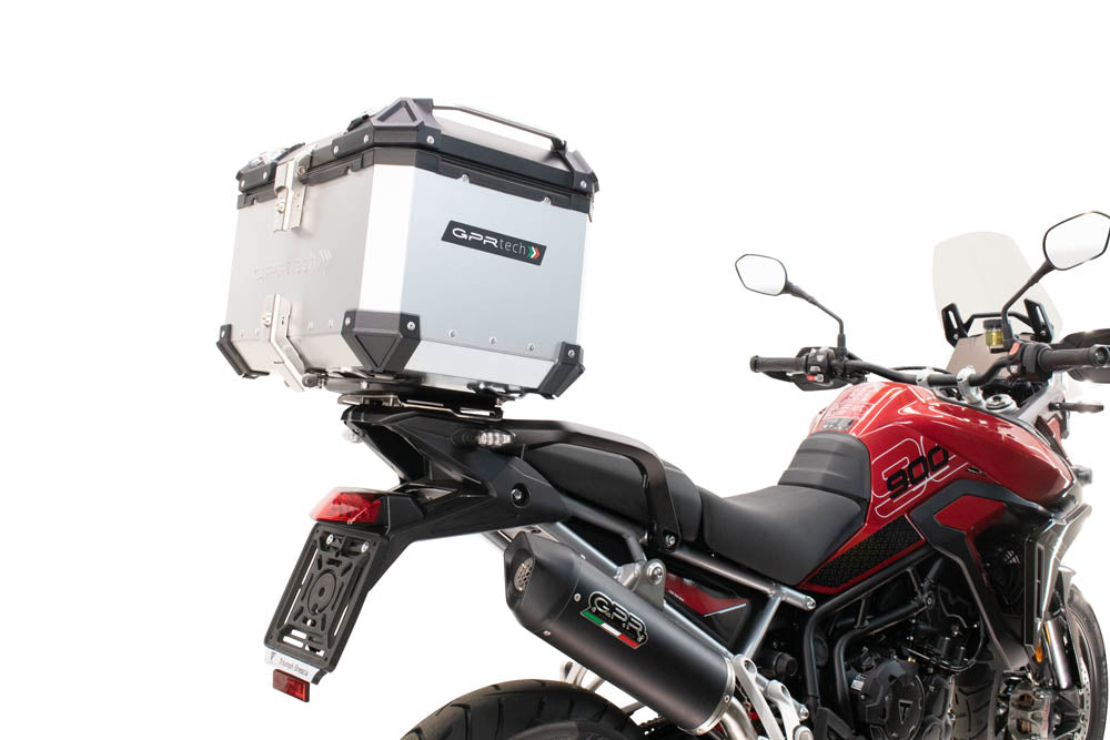 GPR TECH BAÚL ALPI-TECH SILVER 45L TRIUMPH TIGER 900 GT / PRO / RALLY PRO 2024-25