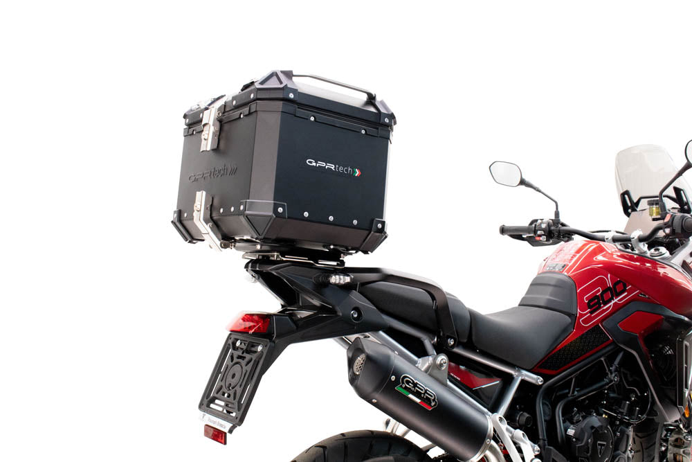 GPR TECH BAÚL ALPI-TECH NEGRO 45L TRIUMPH TIGER 900 GT / PRO / RALLY PRO 2024-25