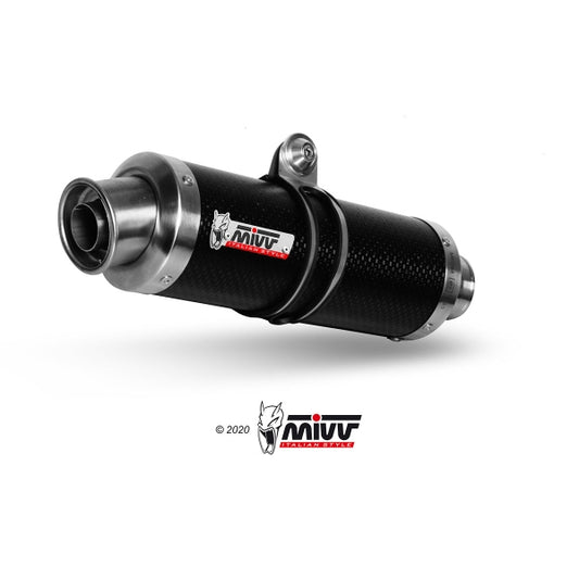 MIVV SLIP-ON GP CARBONO DUCATI MONSTER 695 2006-08