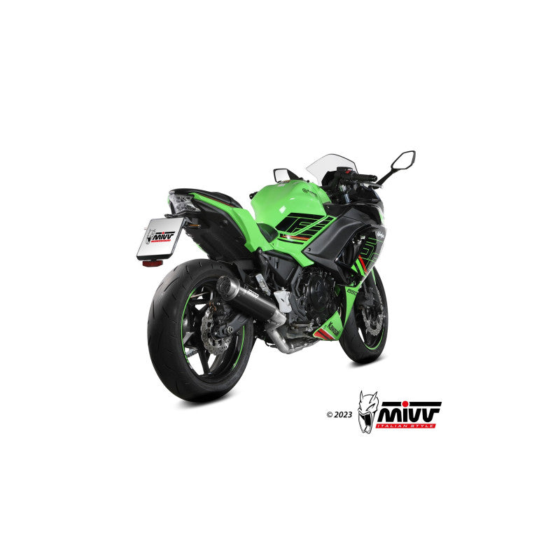 MIVV FULL SYSTEM GP PRO BLACK HOMOLOGADO KAWASAKI NINJA 650 / Z 650 2024-26