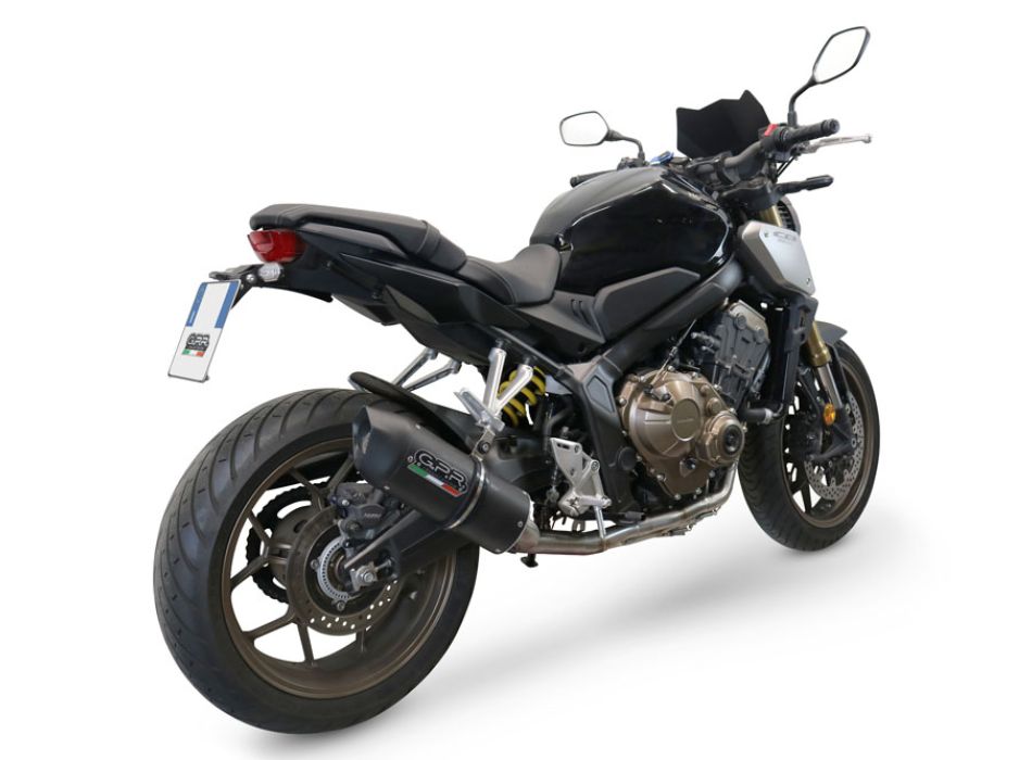 GPR FULL SYSTEM FURORE EVO4 NERO HOMOLOGADO HONDA CB 650R 2021-23