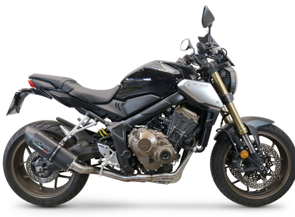 GPR FULL SYSTEM FURORE EVO4 NERO HOMOLOGADO HONDA CB 650R 2021-23