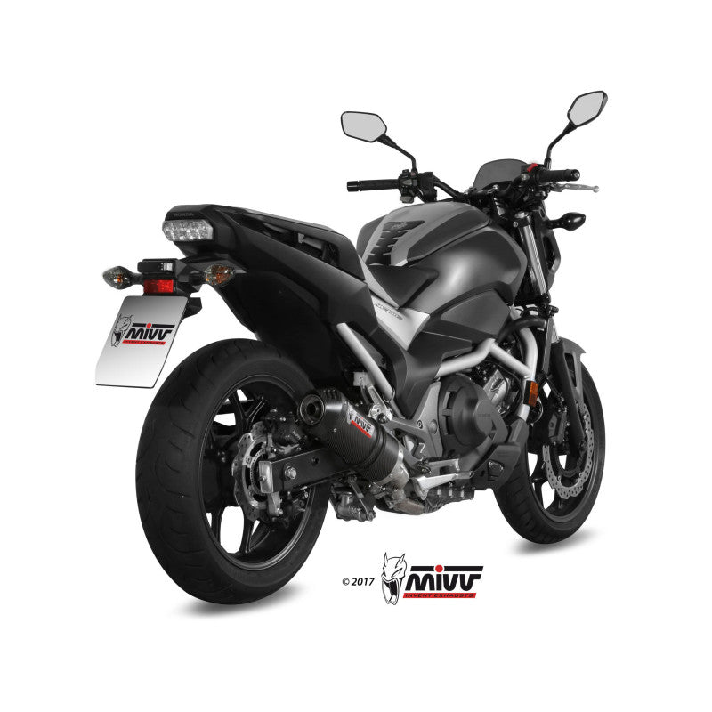 MIVV OVAL CARBONO HOMOLOGADO HONDA NC 750 X / S 2016-22