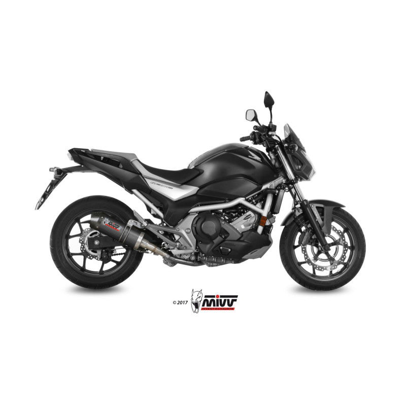 MIVV OVAL CARBONO HOMOLOGADO HONDA NC 750 X / S 2016-22
