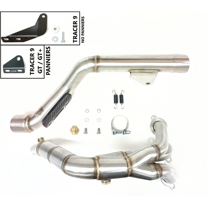 IXIL FULL SYSTEM - RACE XTREM BLACK - YAMAHA TRACER 9 / GT / GT+ 2021-26