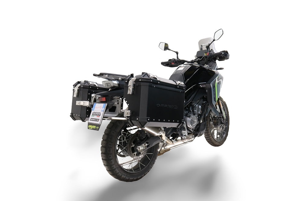 GPR TECH MALETAS LATERALES NEGRO 38L + 32L CF MOTO 450 MT 2023-25